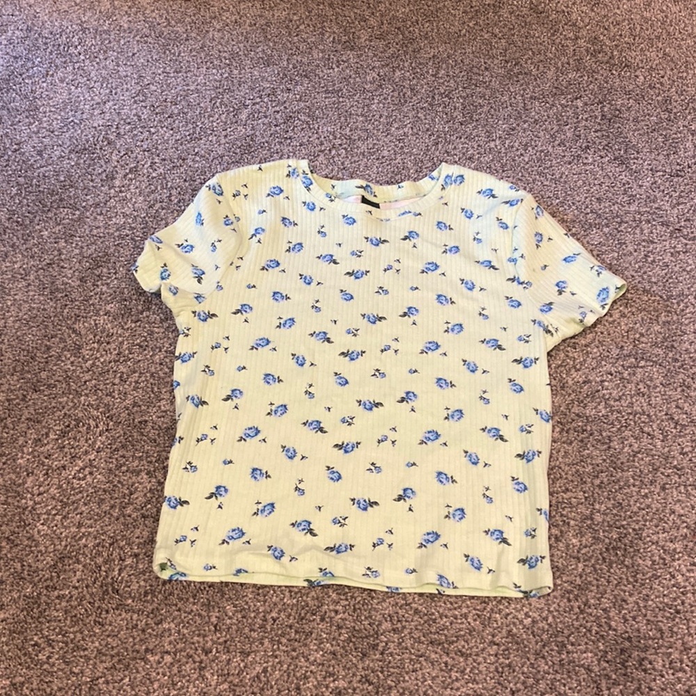 Green and blue top
